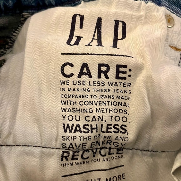 Gap 90s straight high rise jeans Waist 30/ Size 10 Short! - Picture 9 of 9